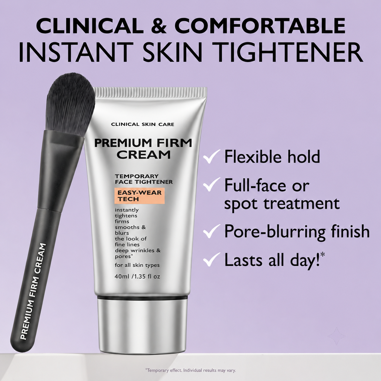Instant Face Provisional Eye Tightener Easy-Wear tech