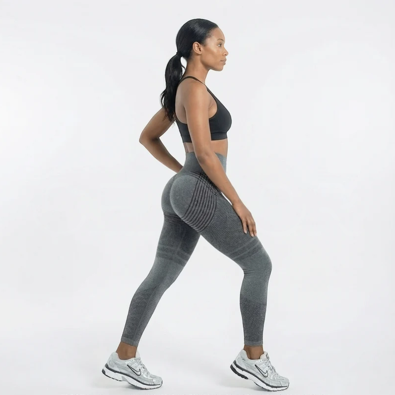 High Waisted And Hip Lifting Yoga Elastic Quick Drying Tight Pants ⭐