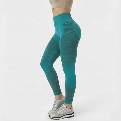 High Waisted And Hip Lifting Yoga Elastic Quick Drying Tight Pants ⭐