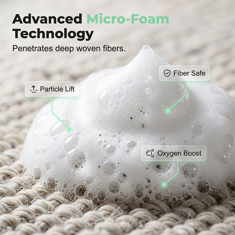 🔥Limited Time Promotion 76% OFF🔥Waterless Carpet Foam Stain Remover with Towel