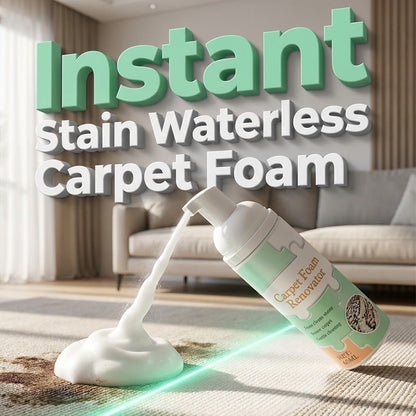 🔥Limited Time Promotion 76% OFF🔥Waterless Carpet Foam Stain Remover with Towel